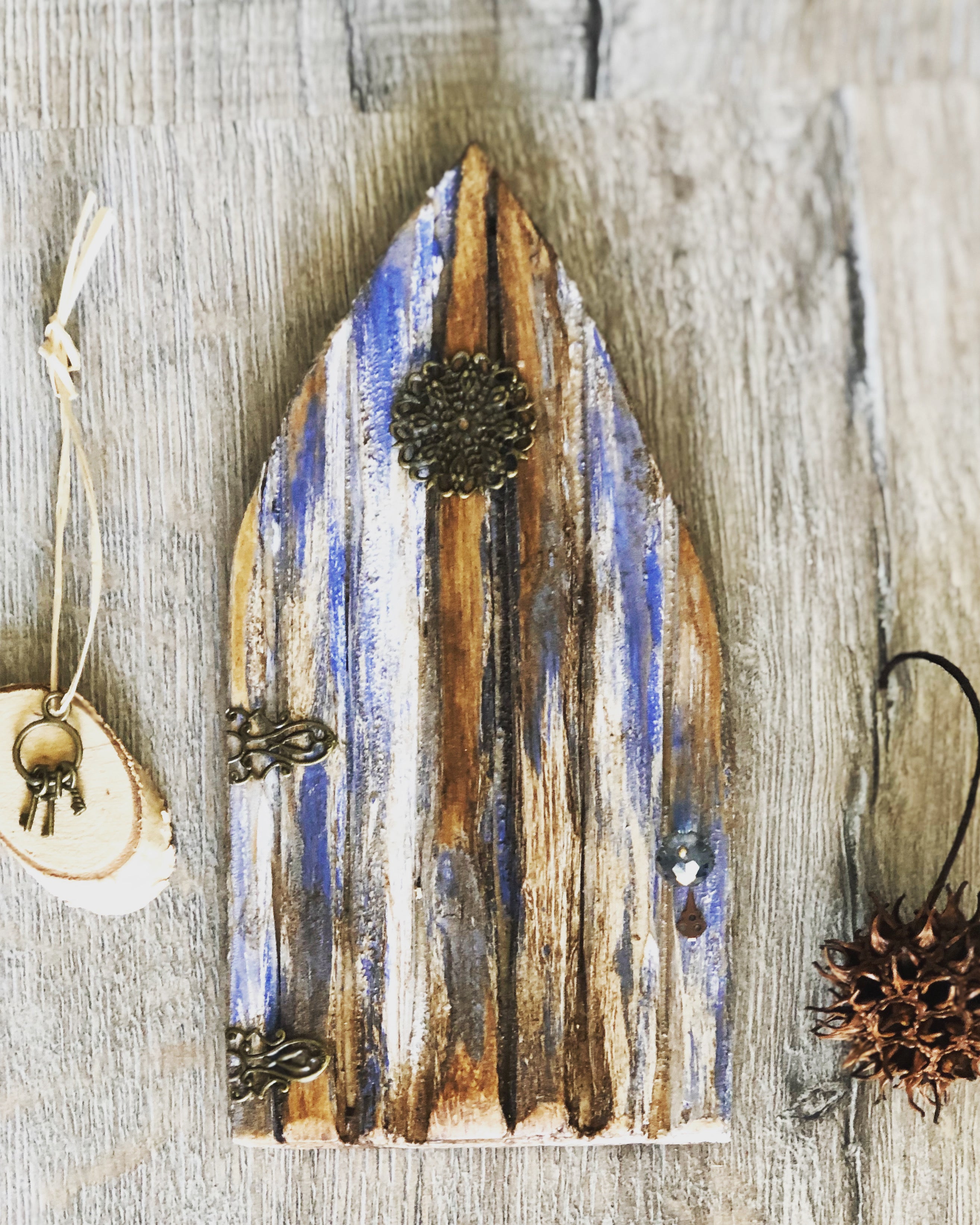 Old Wood Fairy Door