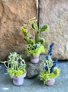 Miniature Planters, Set of 3