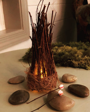 Fairy Campfire Scene