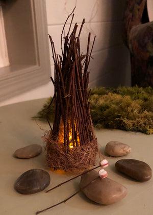 Fairy Campfire Scene