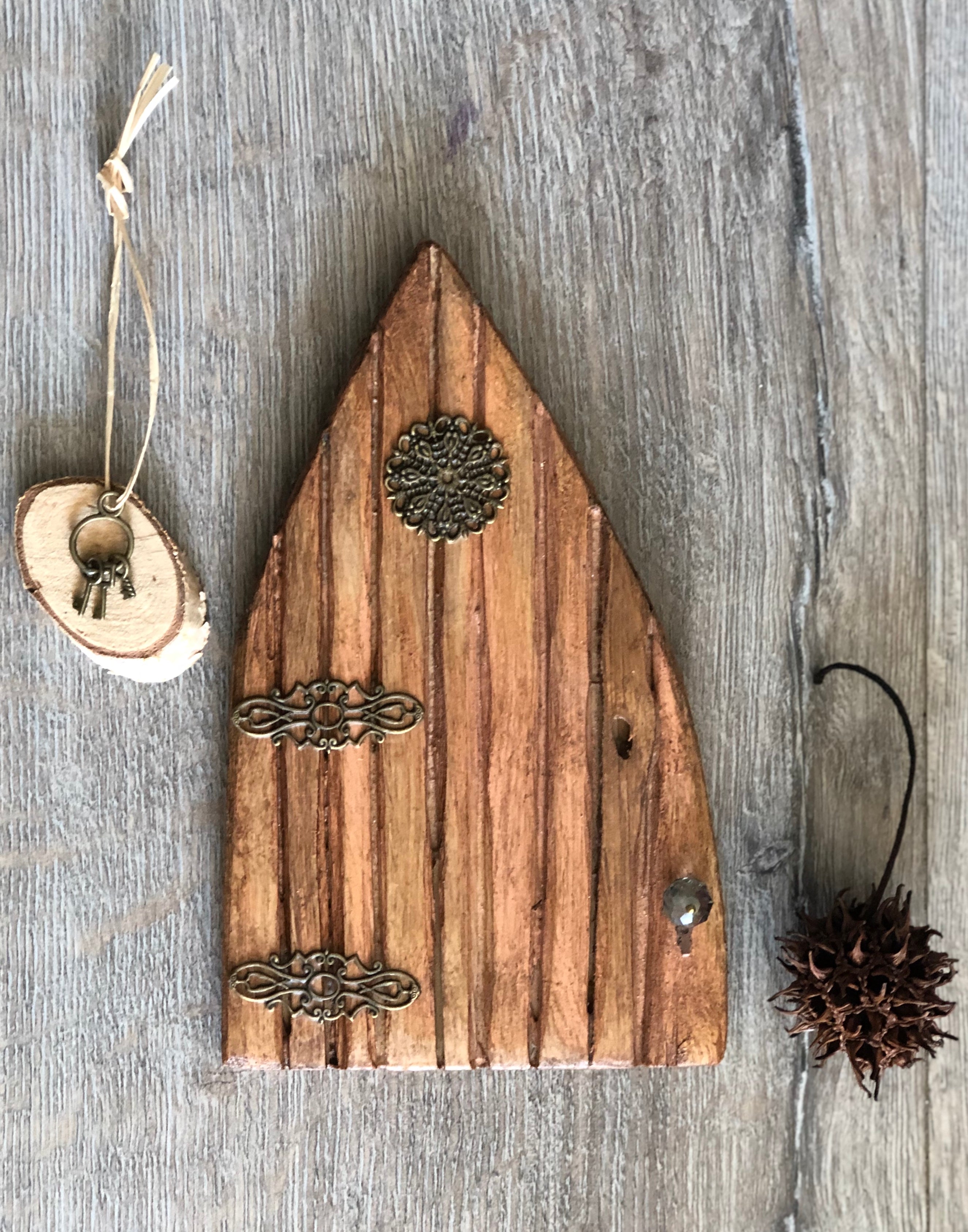 Old Wood Fairy Door