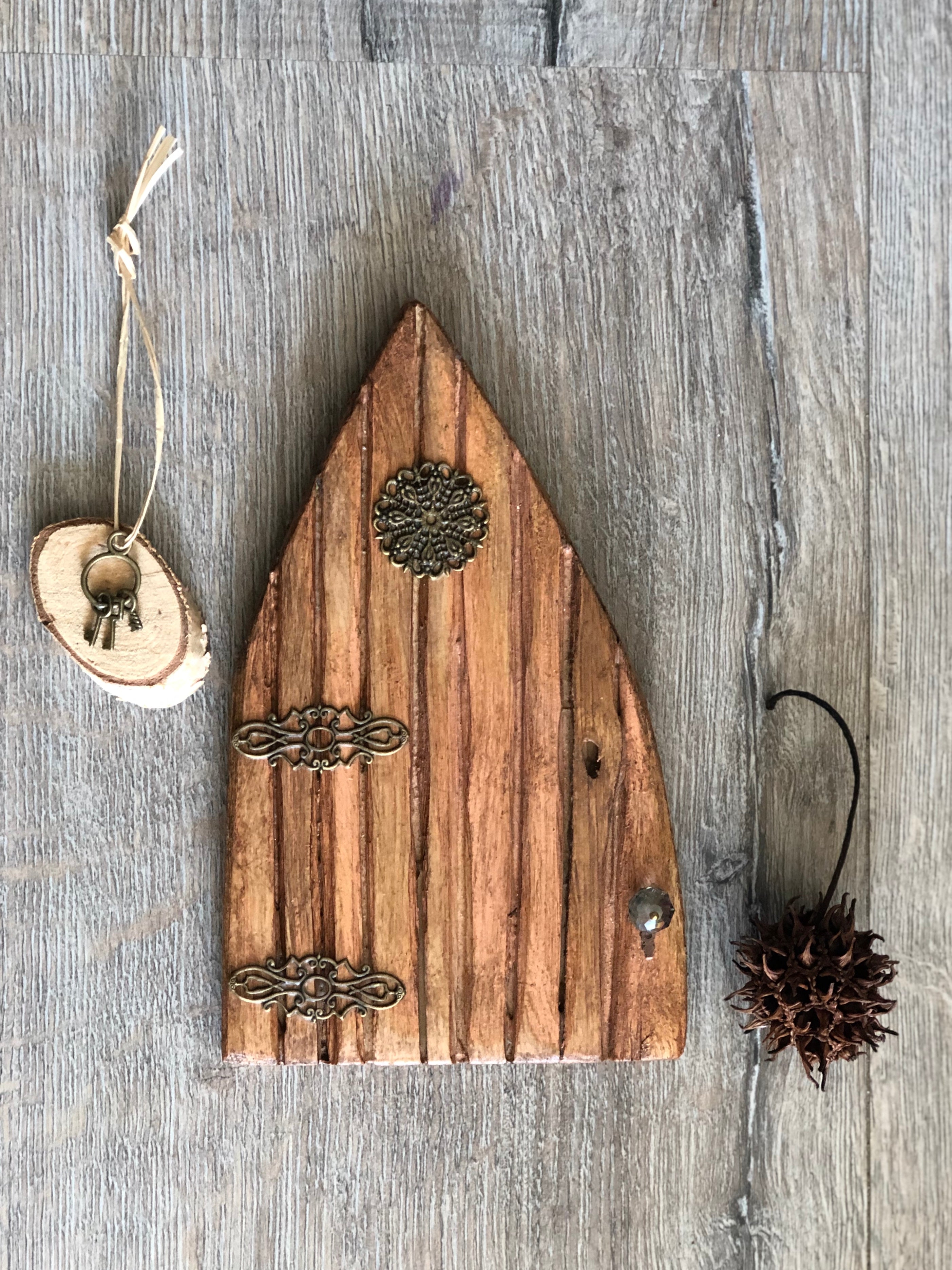 Old Wood Fairy Door