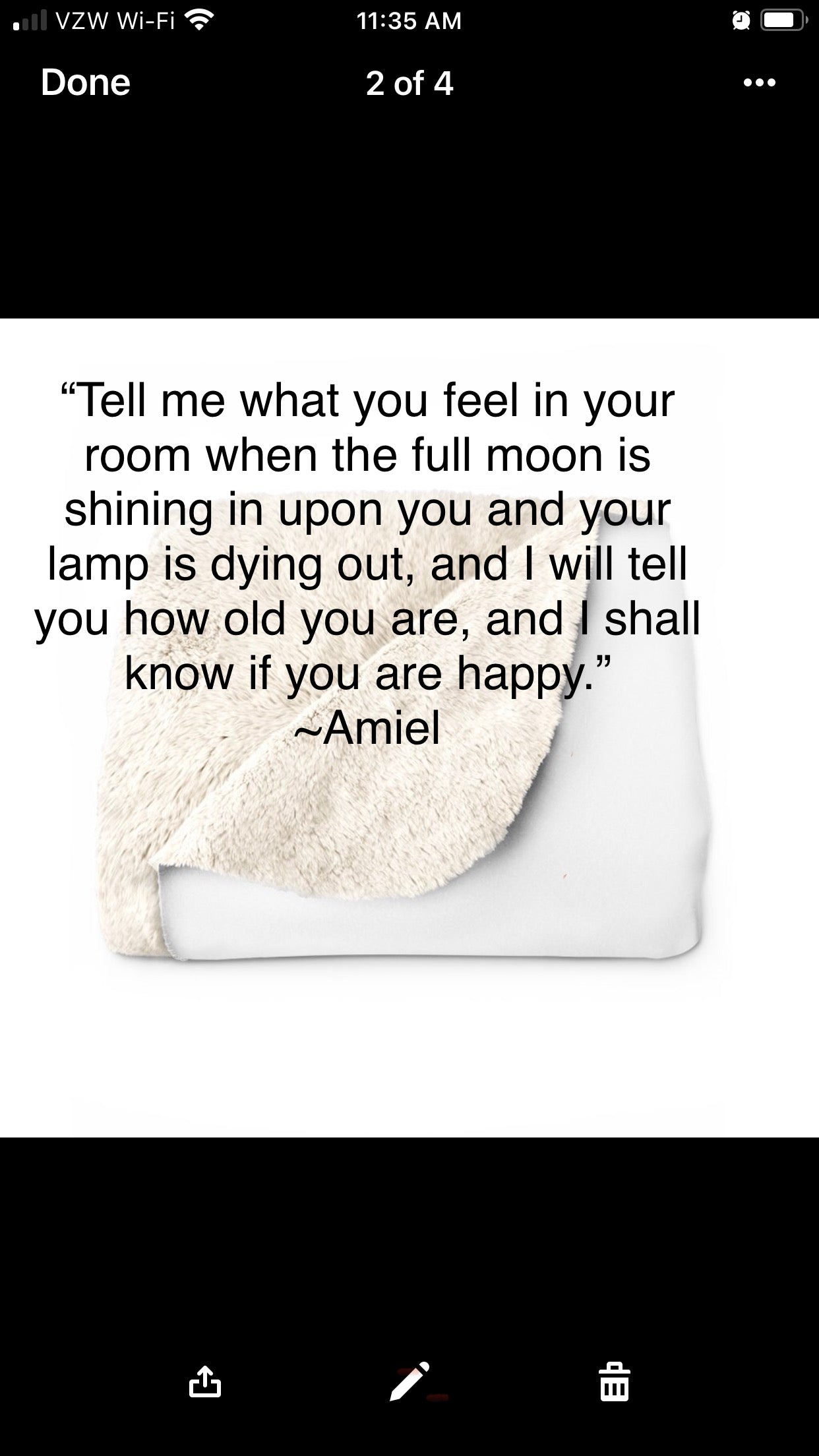 Thinking Blanket/Sherpa ~ Amiel